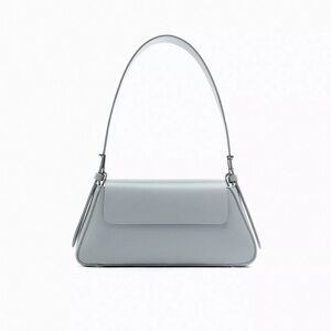 Minimal blue Gray Handbag